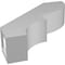 Ekena Millwork 3-in. W x 12-in. D x 12-in. H Ridgewood Architectural Grade PVC Knee Brace BRCP03X12X12RID - alternate 3